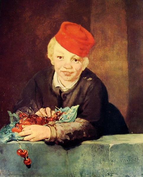 Edouard Manet: Ragazzo con ciliegie
