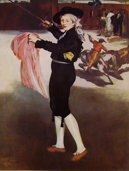 Edouard Manet: Victorine Meurent in costume di Espada,