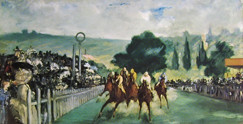 Edouard Manet: Corsa di cavalli a Longchamp