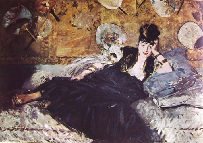 Edouard Manet: Signora con ventagli
