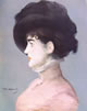 Signora con cappello nero, cm. 46, Louvre (Jeu de Paume) Parigi