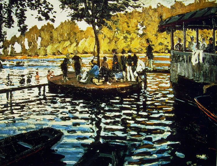 Claude Monet: La Grenouillere (Metropolitan Museum)