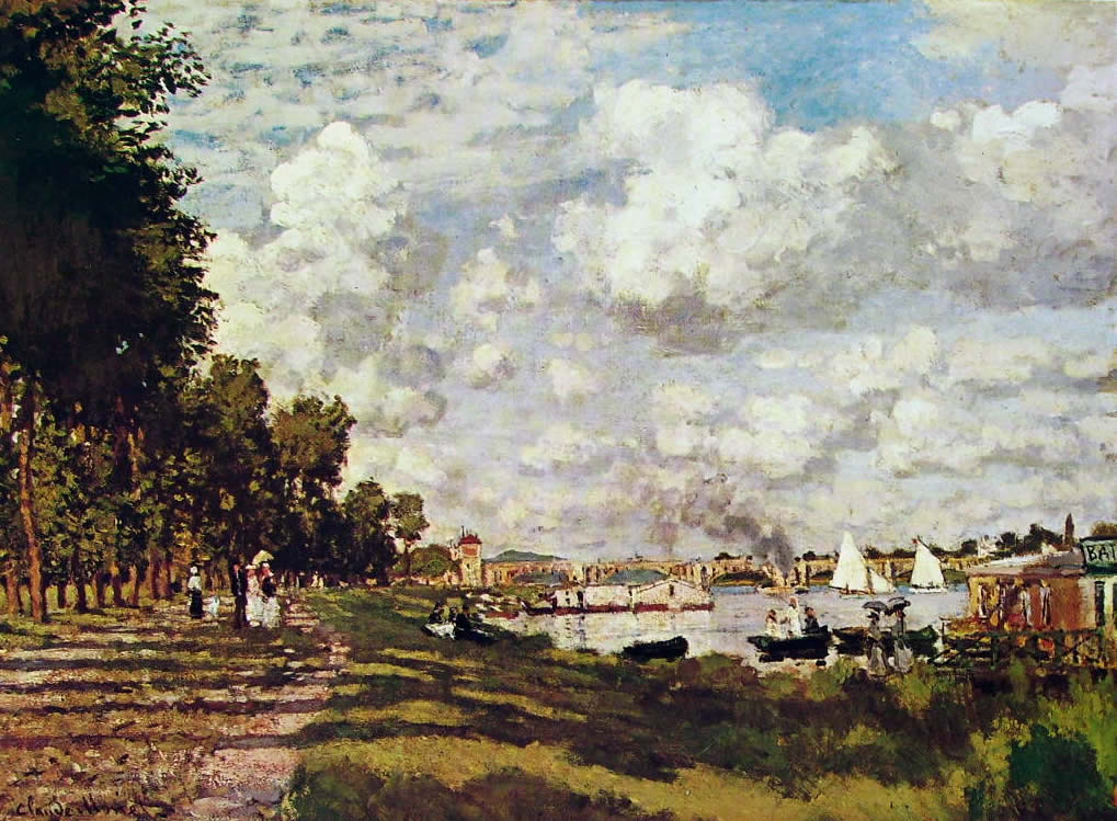 Il bacino ad Argenteuil, Museo d'Orsay Parigi