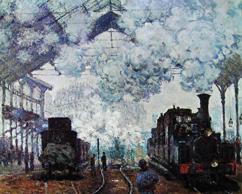 Claude Monet: La stazione di Saint Lazare