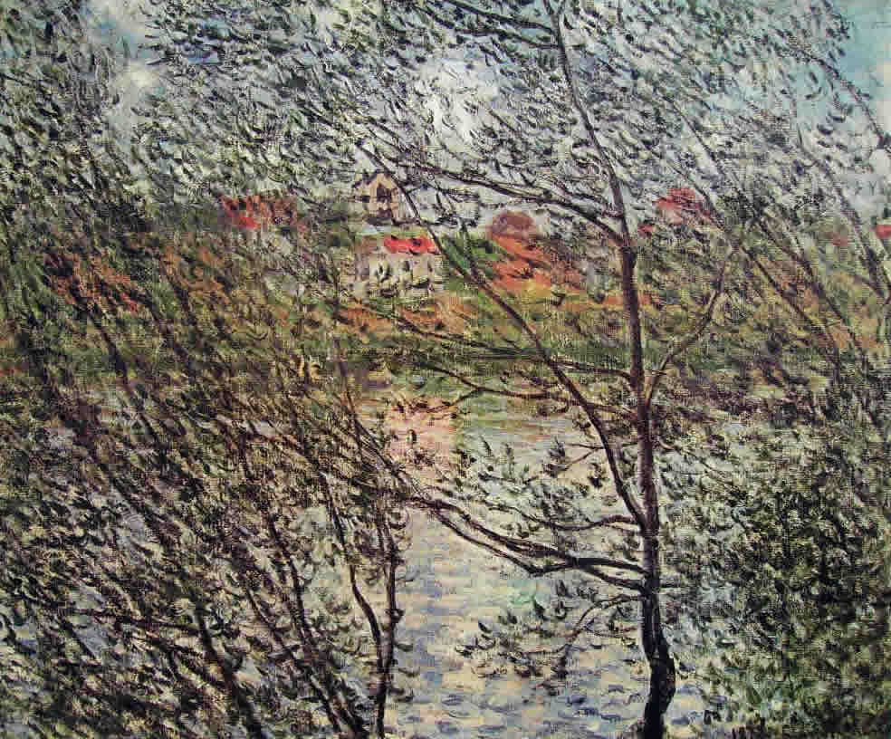 Claude Monet: Le rive della Senna attraverso i rami