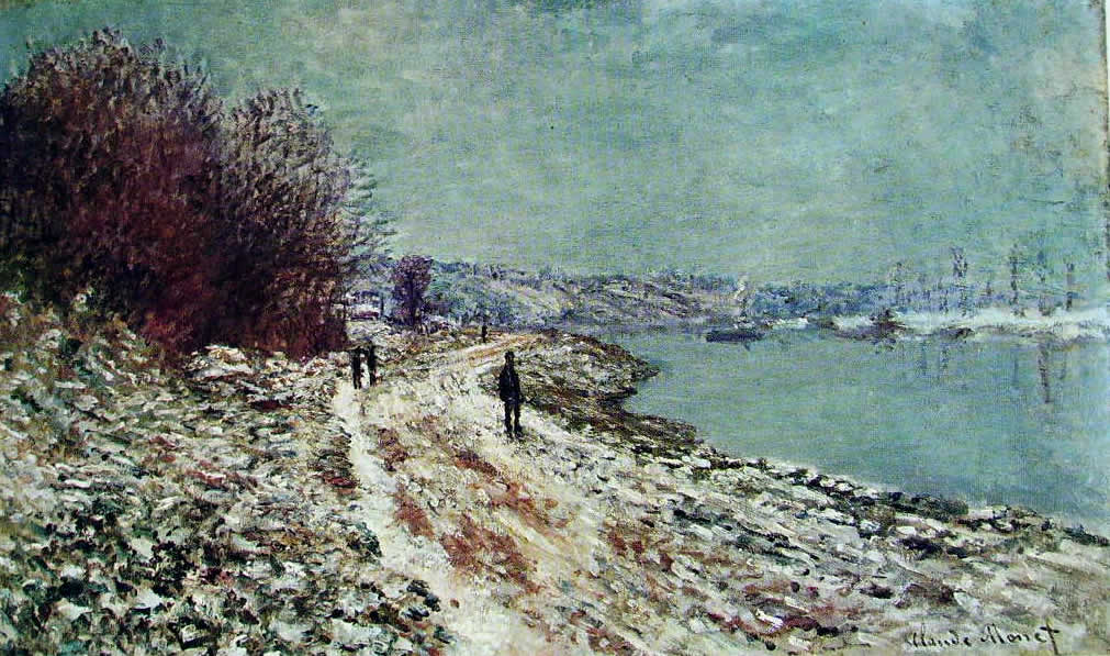 Claude Monet: Veduta di Vetheuil d'inverno