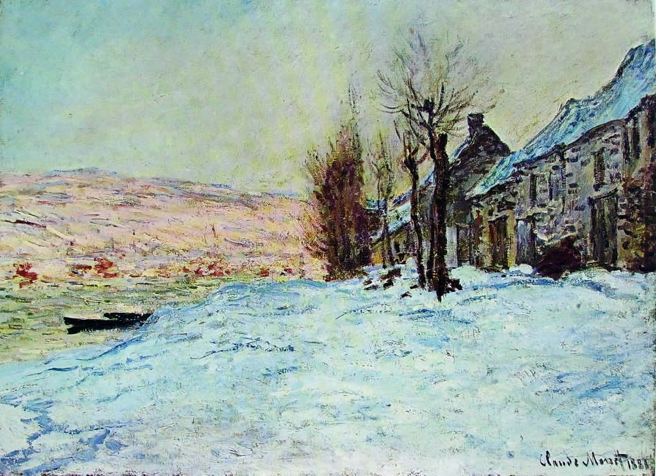 Claude Monet: Presunta Lavacourt d'inverno
