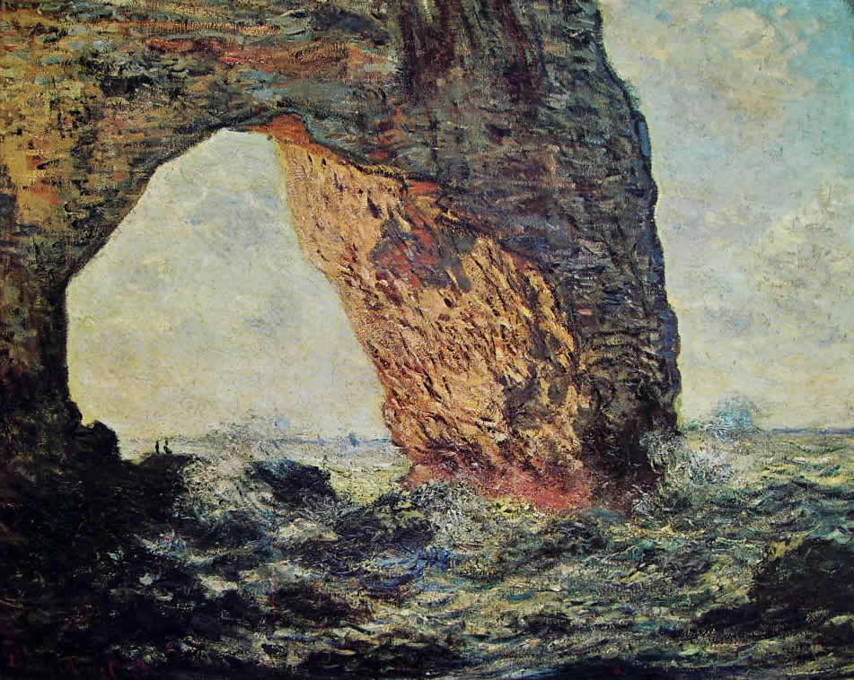 Claude Monet: La Manneporte a Etretat
