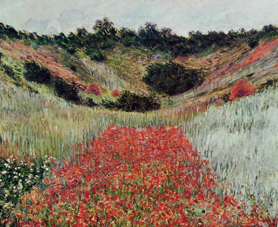 Claude Monet: Campo di papaveri presso Giverny