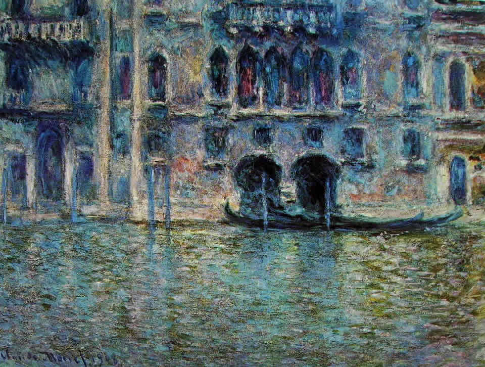 Claude Monet: Vedute di Venezia (palazzo da Mula)