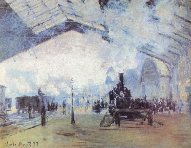 Claude Monet: La Gare Saint-Lazare