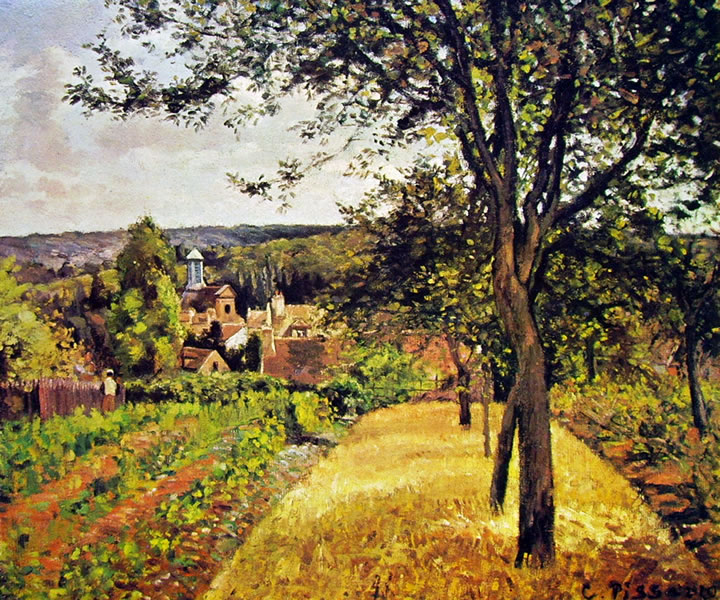 Camille Pissarro: Frutteto a Louveciennes