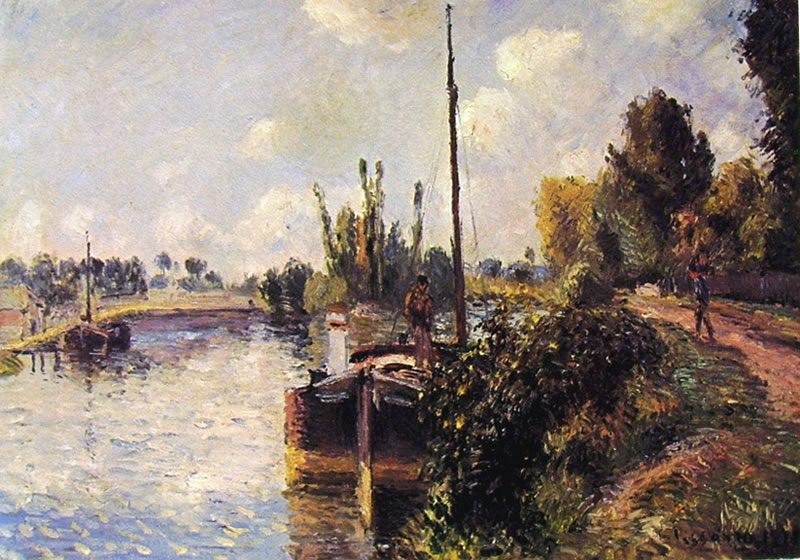Camille Pissarro: Rive dell'Oise Pontoise