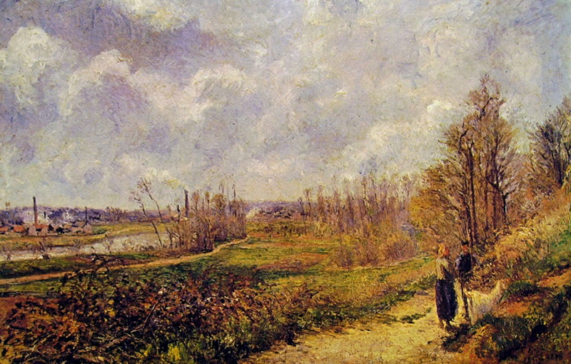Camille Pissarro: La Sente du Chou a Pontoise