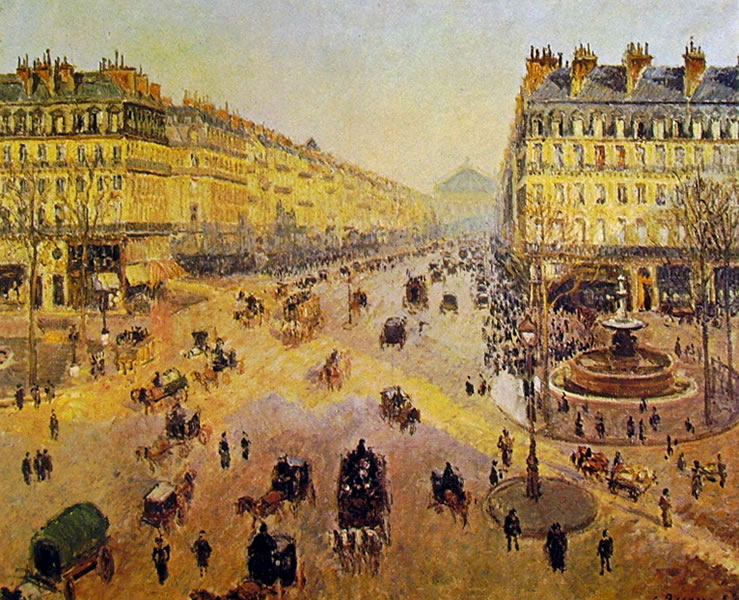 Camille Pissarro: Place du Theatre Francais
