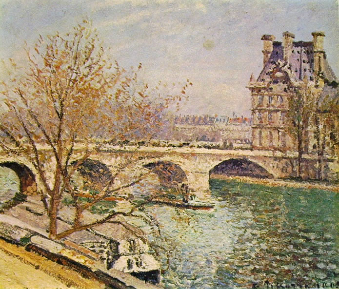 Camille Pissarro: Pont Royal e il Pavillon de Flore