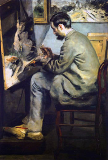 Renoir - Ritratto di Bazille (Museo Fabre)