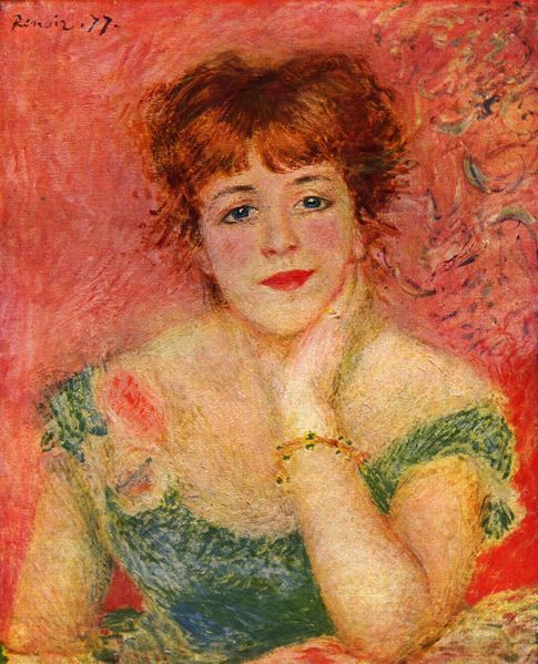 Renoir - Jeanne Samary in abito scollato