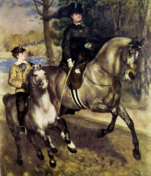 Renoir - Cavalieri al bois de Boulogne