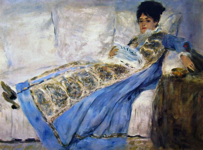 La signora Monet in lettura, cm. 54 x 73 Fundacao Gulbenkian Lisbona