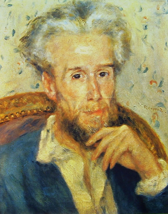 Ritratto di Victor Chocquet di Pierre-Auguste Renoir, cm. 46 x 36 Reinhart, Winterthur