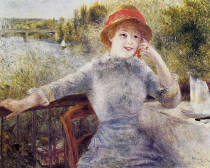 Renoir - Donna alla Grenouillere