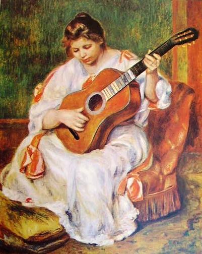 Renoir - Donna con chitarra (Lione)