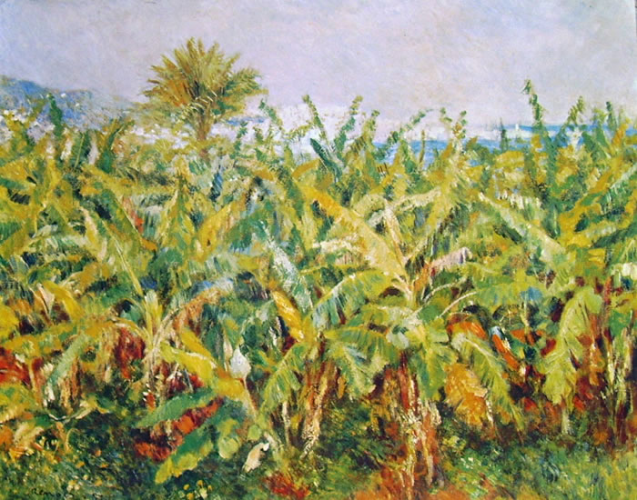 Renoir: Campo di banani, 1881, 50 x 71, Parigi, Museo d'Orsay