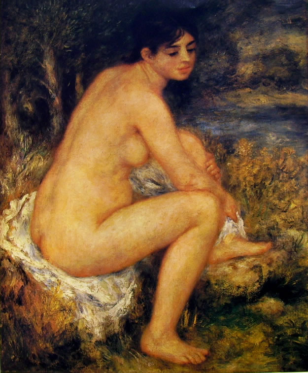 Renoir: Bagnante che si asciuga un piede, 1883 65 x 55 Orangerie (Walter) Parigi