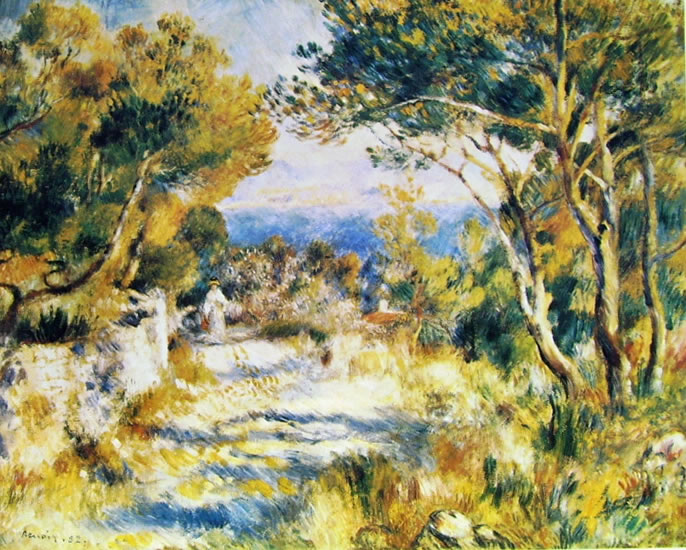 Renoir: Paesaggio all'Estaque (Paysage à l'Estaque), Museum of Fine Art Boston