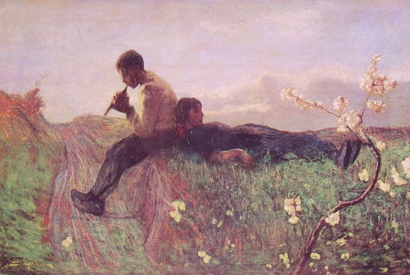 Segantini - Idillio (Museum of Aberdeen)