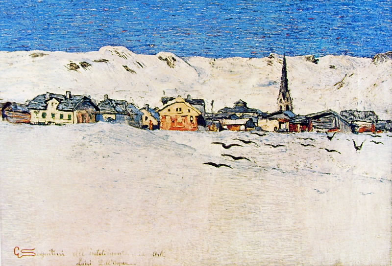 Giovanni Segantini: Savognino d'Inverno