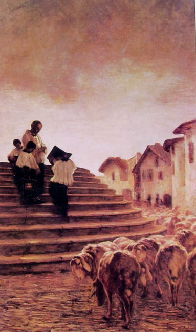 Segantini - La benedizione delle pecore