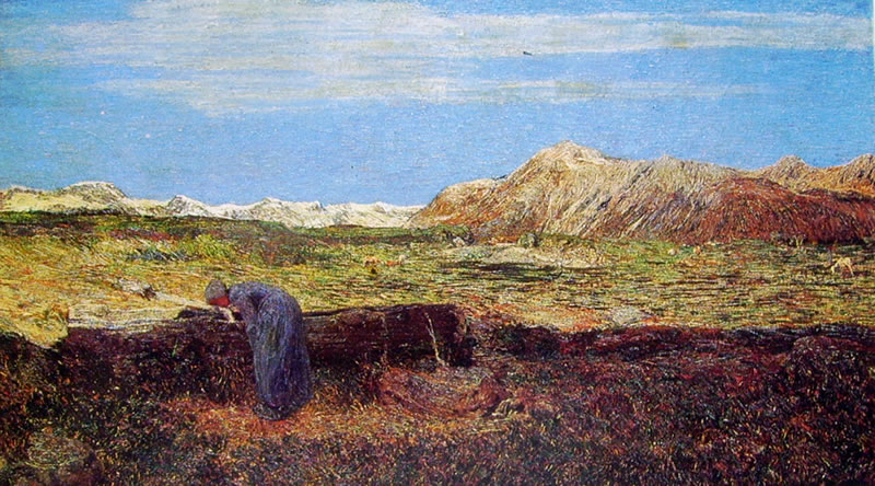 Giovanni Segantini: Donna alla fonte