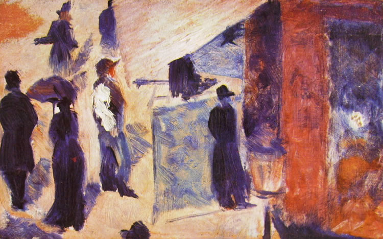 Georges-Pierre Seurat: Figure in una strada