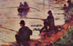 10 Pescatori in riva alla senna