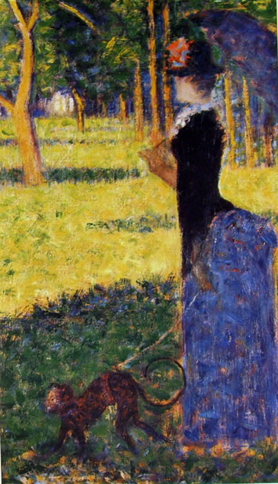 Georges-Pierre Seurat: Donna con ombrellino (Northampton)