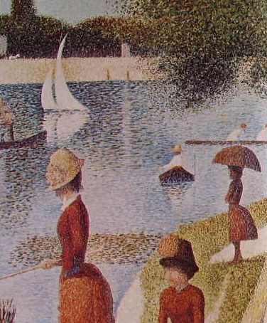 22 Georges Seurat - Particolari della grande Jatte