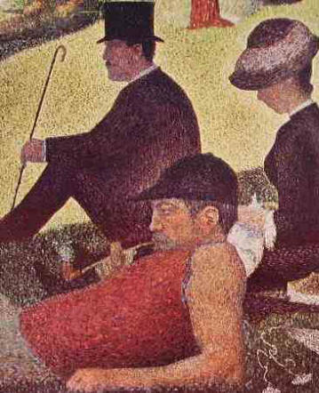 Seurat - la grande jatte particolare