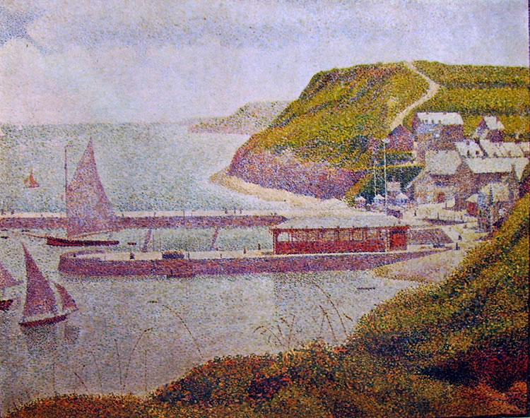 Georges-Pierre Seurat: Il porto di Port-en-Bessen in alta marea
