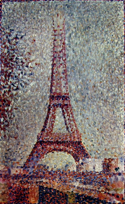 La torre eiffel di Georges-Pierre Seurat