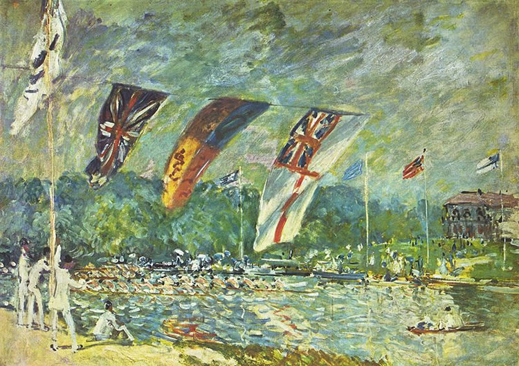 Alfred Sisley: Regate a Molesey
