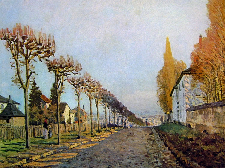 Alfred Sisley: Louveciennes (la strada di Sèvres)