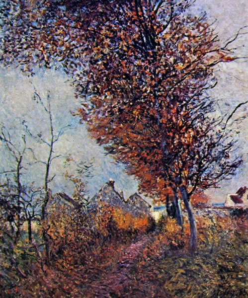 Alfred Sisley: Le ultime foglie d'autunno