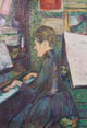 11 Toulouse-Lautrec - la signorina Dihau al pianofortei