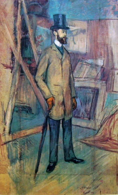 Toulouse-Lautrec: Ritratto di Georges-Henri Manuel in piedi