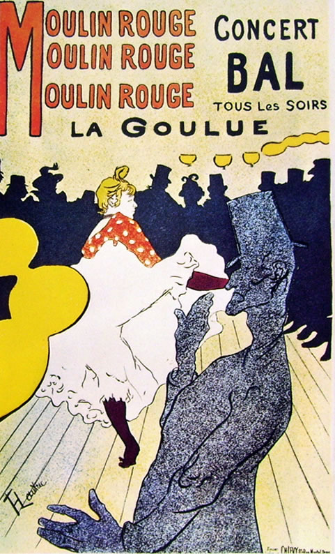 Toulouse-Lautrec: Molin Rouge - la Goulue