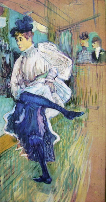 Toulouse-Lautrec: Jane Avril danzante