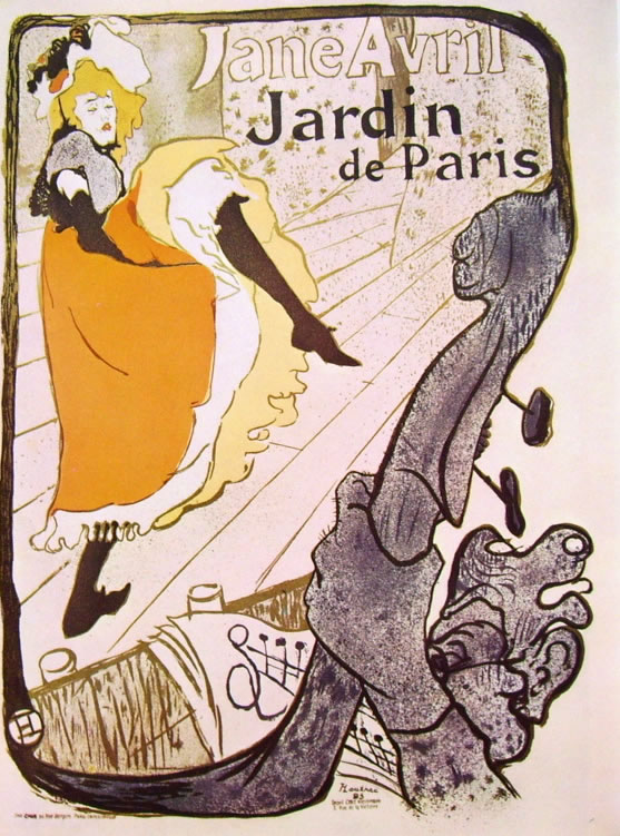 Toulouse-Lautrec: Jardin de Paris - Jane Avril