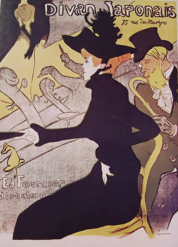 Toulouse-Lautrec: Divan Japonais